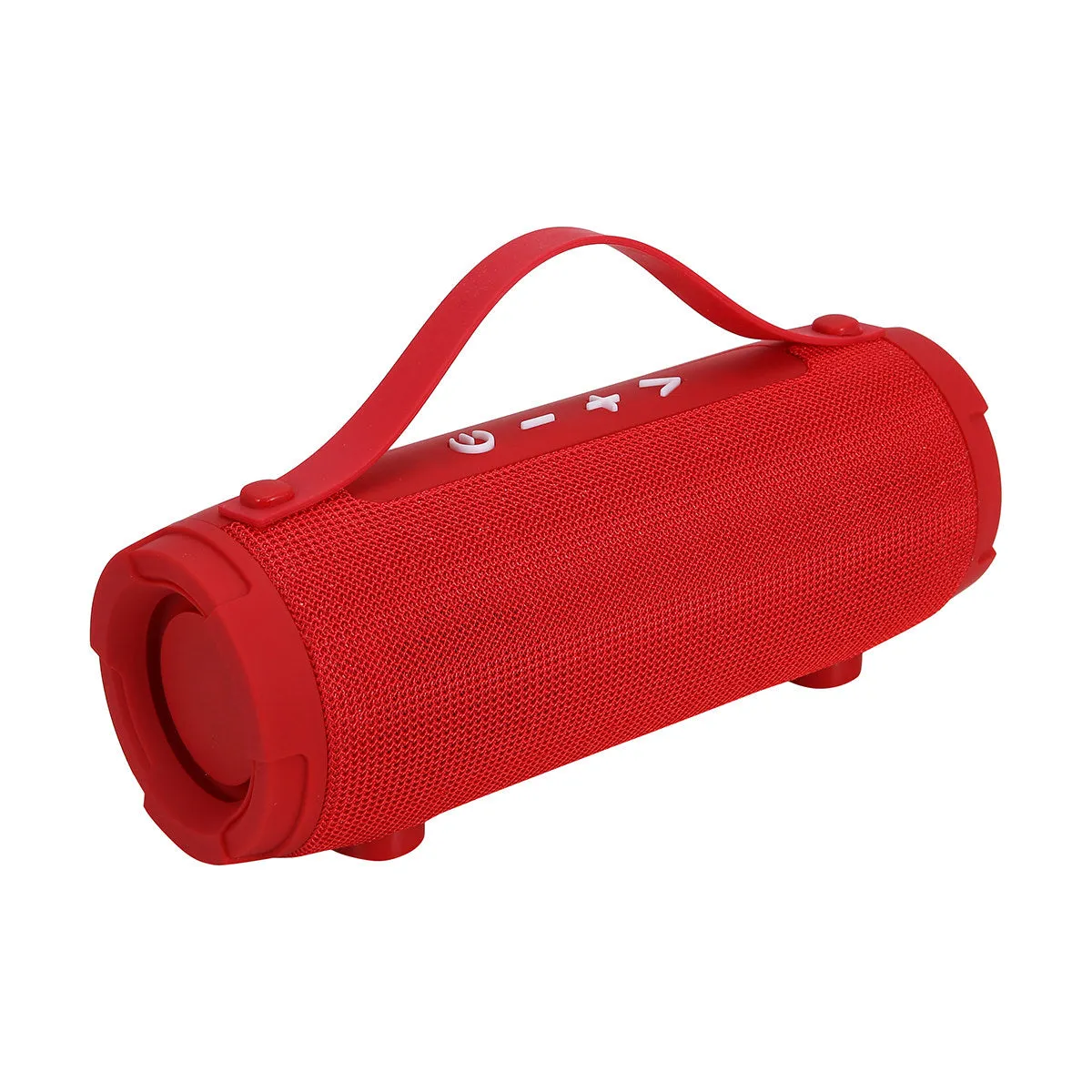 15W Splashproof Barrel Bluetooth Portable Speaker - Black / Red / Pink