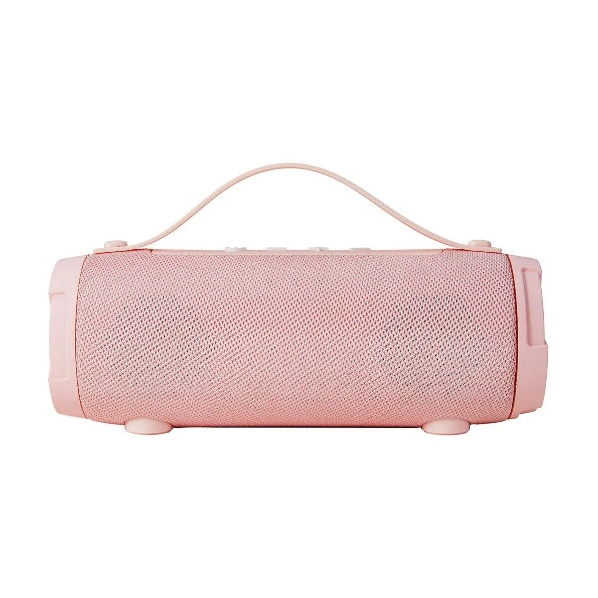 15W Splashproof Barrel Bluetooth Portable Speaker - Black / Red / Pink