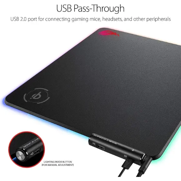 ASUS ROG Balteus Qi RGB Gaming Mouse Pad
