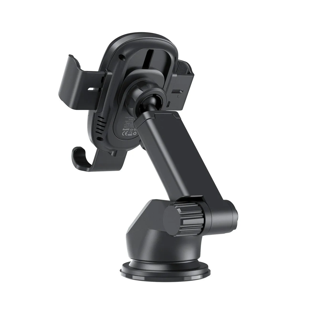 Choetech Model T203-F 15W Fast Wireless Car charger phone holder - Black