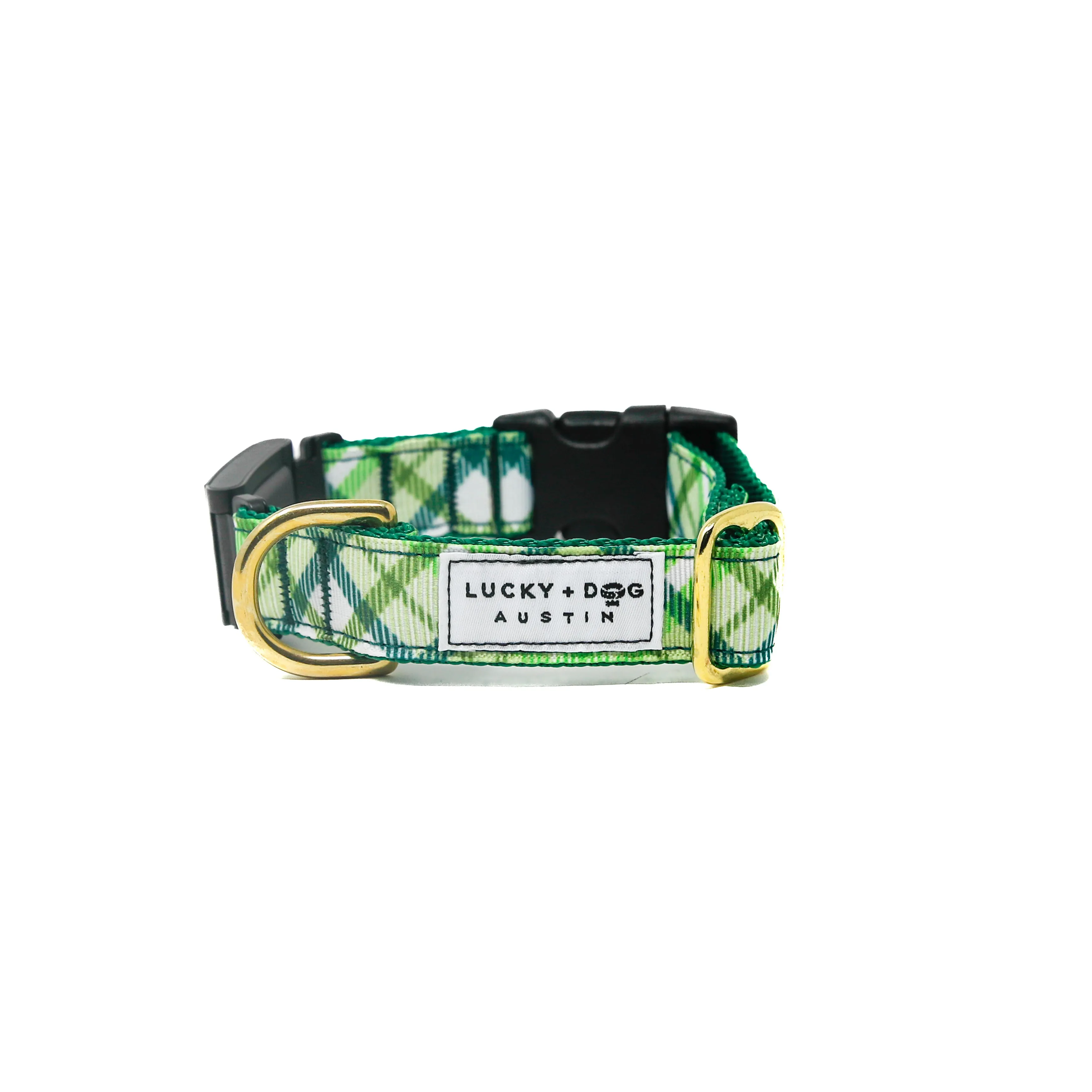 Fi Collar Band - St. Patty Tartan