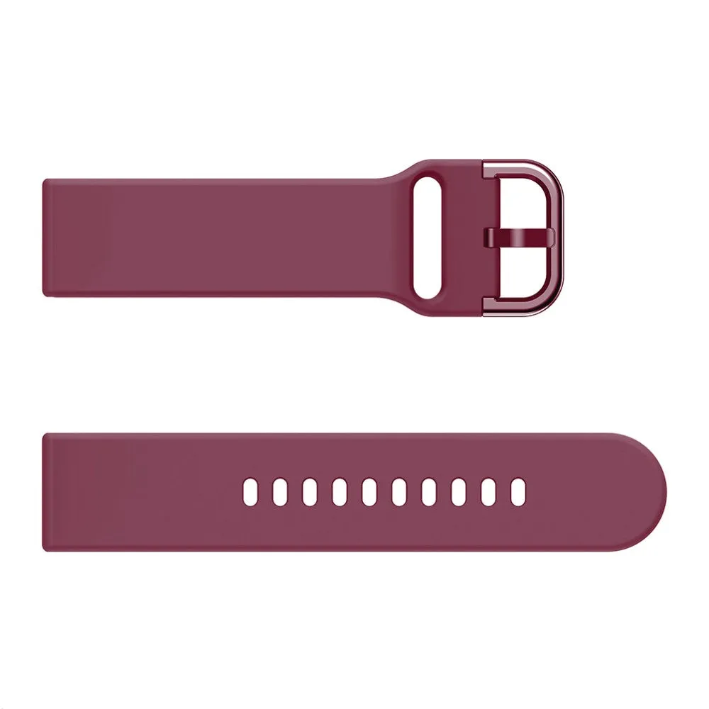 Garmin silicone sports bracelet (joint circumference: 170-210mm) with 18mm bar width - wine red