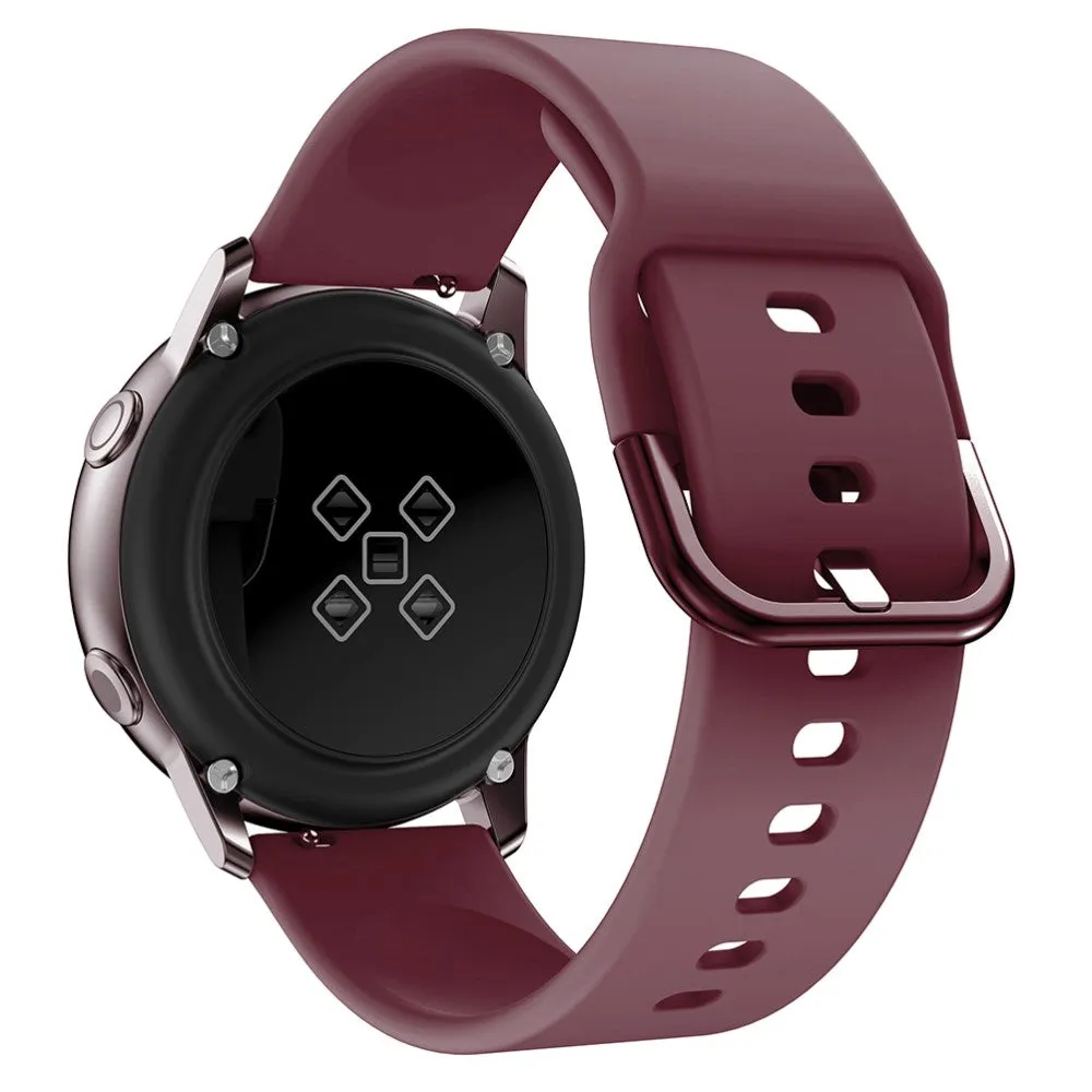 Garmin silicone sports bracelet (joint circumference: 170-210mm) with 18mm bar width - wine red