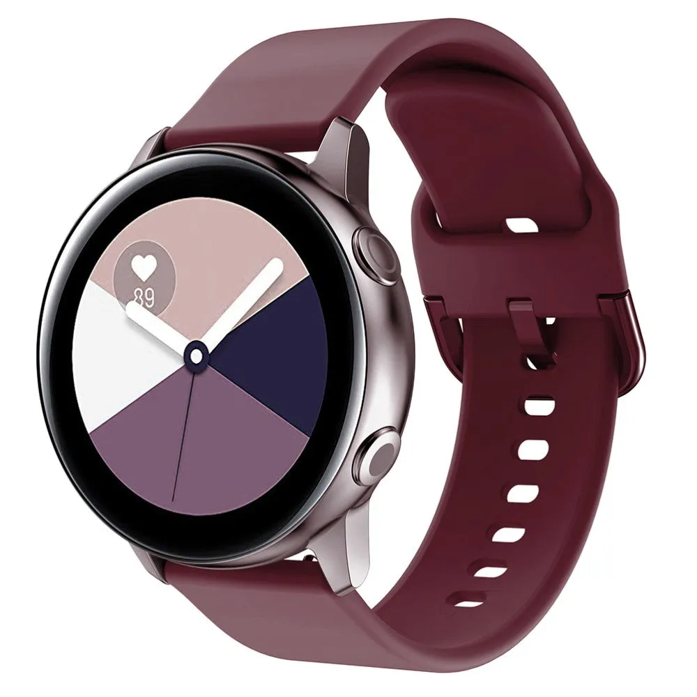 Garmin silicone sports bracelet (joint circumference: 170-210mm) with 18mm bar width - wine red