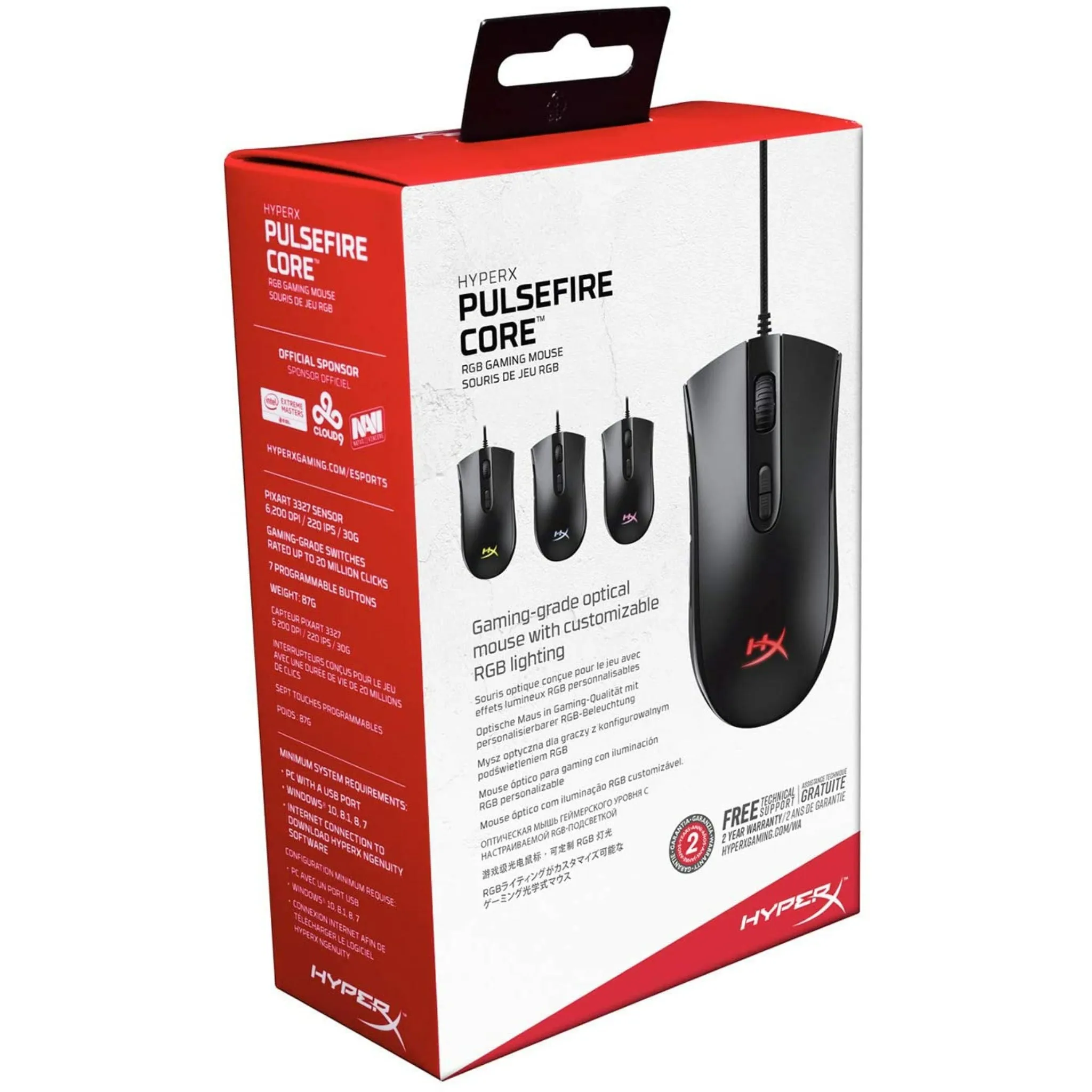 HyperX Pulsefire Core RGB Gaming Mouse
