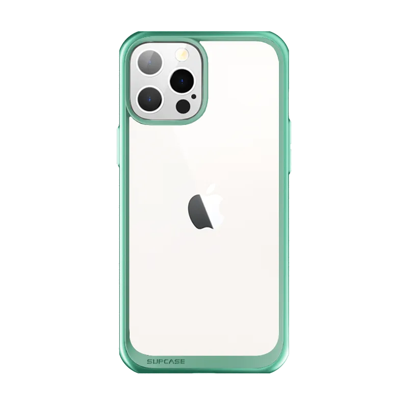 iPhone 12 Pro Max 6.7 inch Unicorn Beetle Style Slim Clear Case-Green