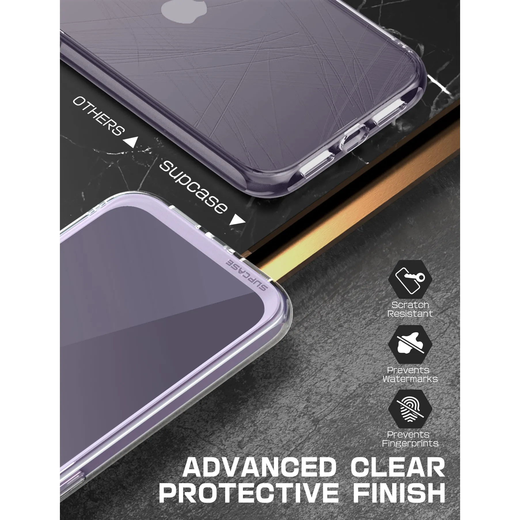 iPhone 14 Pro Max 6.7 inch Unicorn Beetle Style Slim Clear Case-Clear