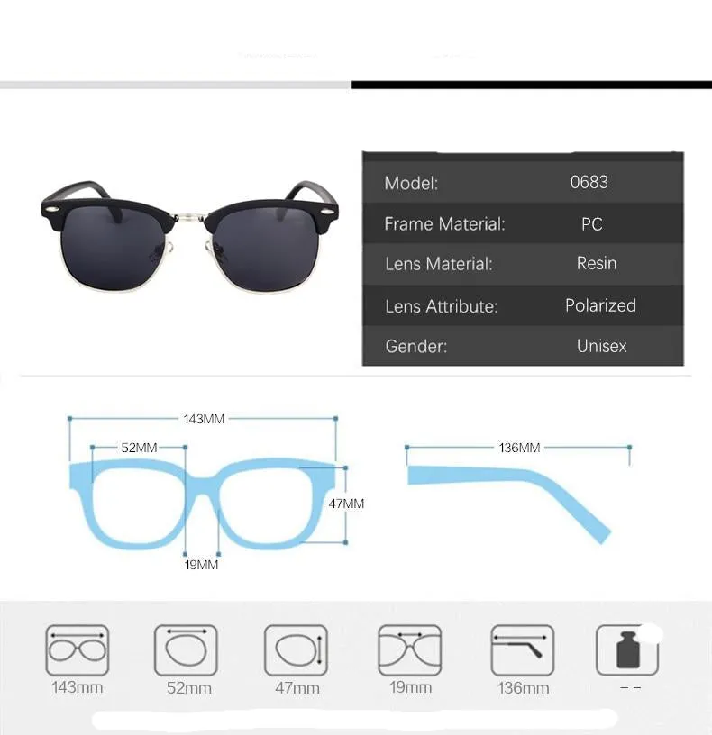 Men's High Quality Polarized Sunglasses