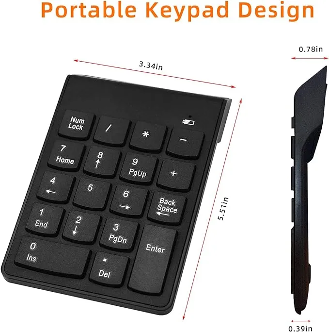 NUMERIC PAD WIRELESS KEYBOARD