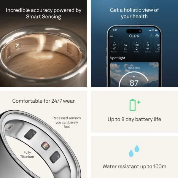 Oura ring 4 smart ring purchase with sizing kit for accurate fit