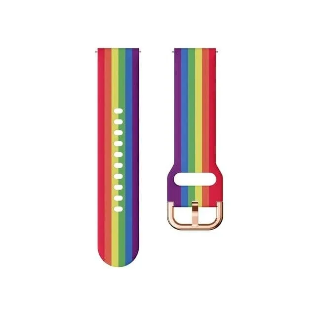 Rainbow Watch Straps compatible with the Xiaomi Amazfit GTR 47mm