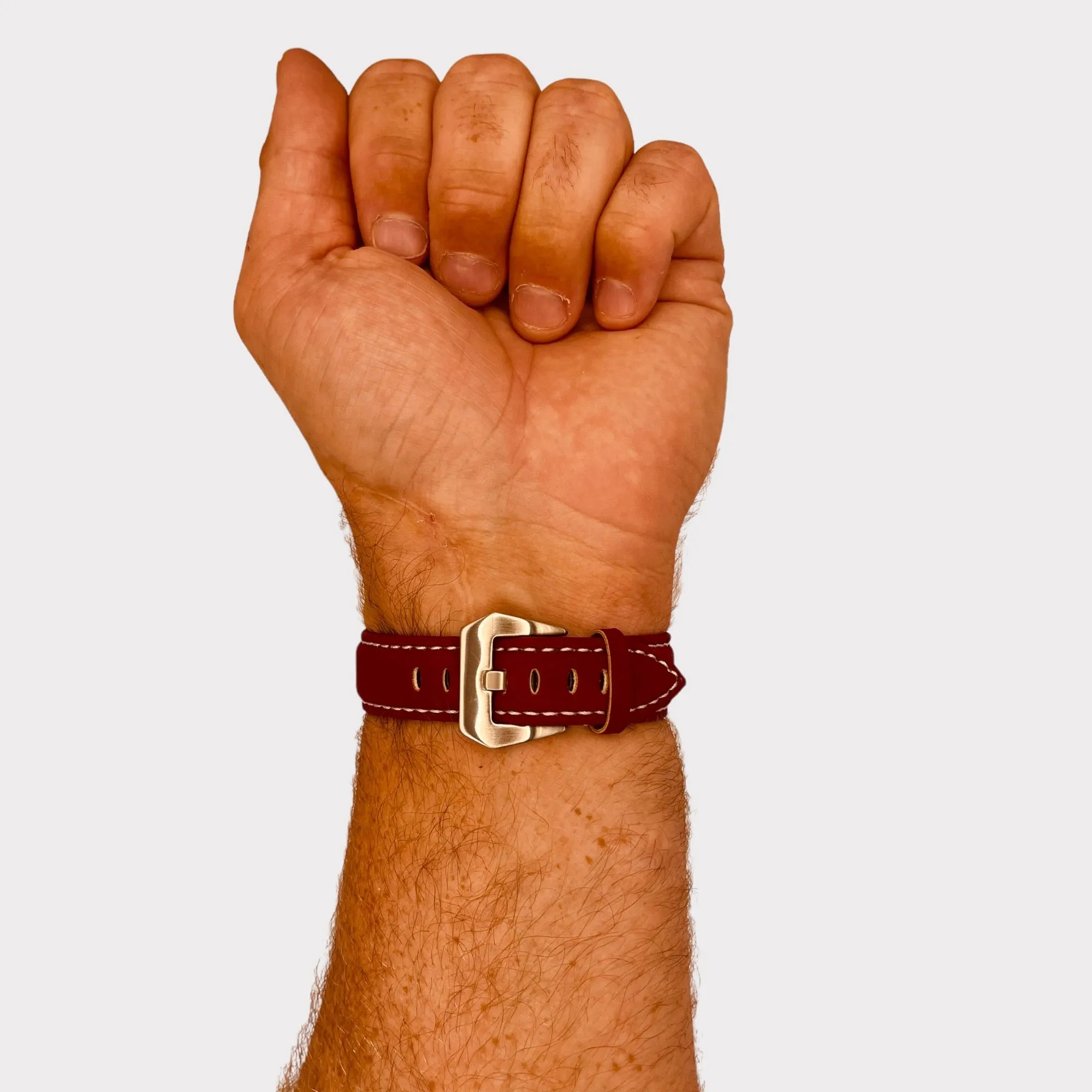 Retro Leather Straps Compatible with the Kogan Hybrid  Smart Watch