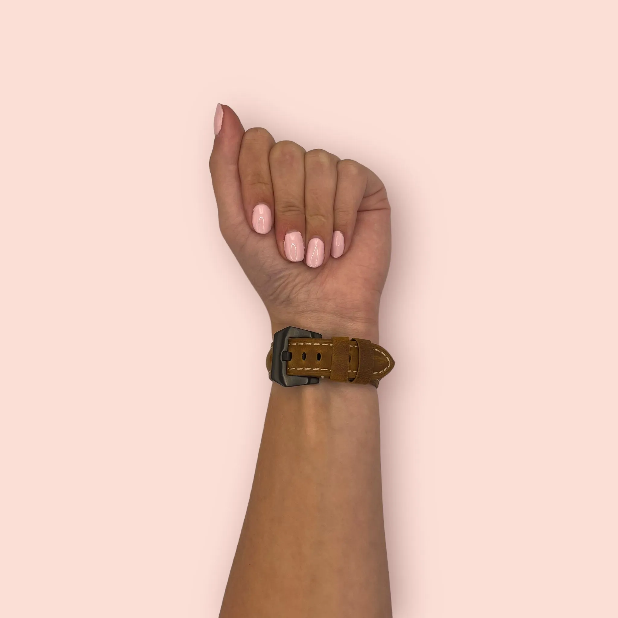 Retro Leather Straps Compatible with the Kogan Hybrid  Smart Watch