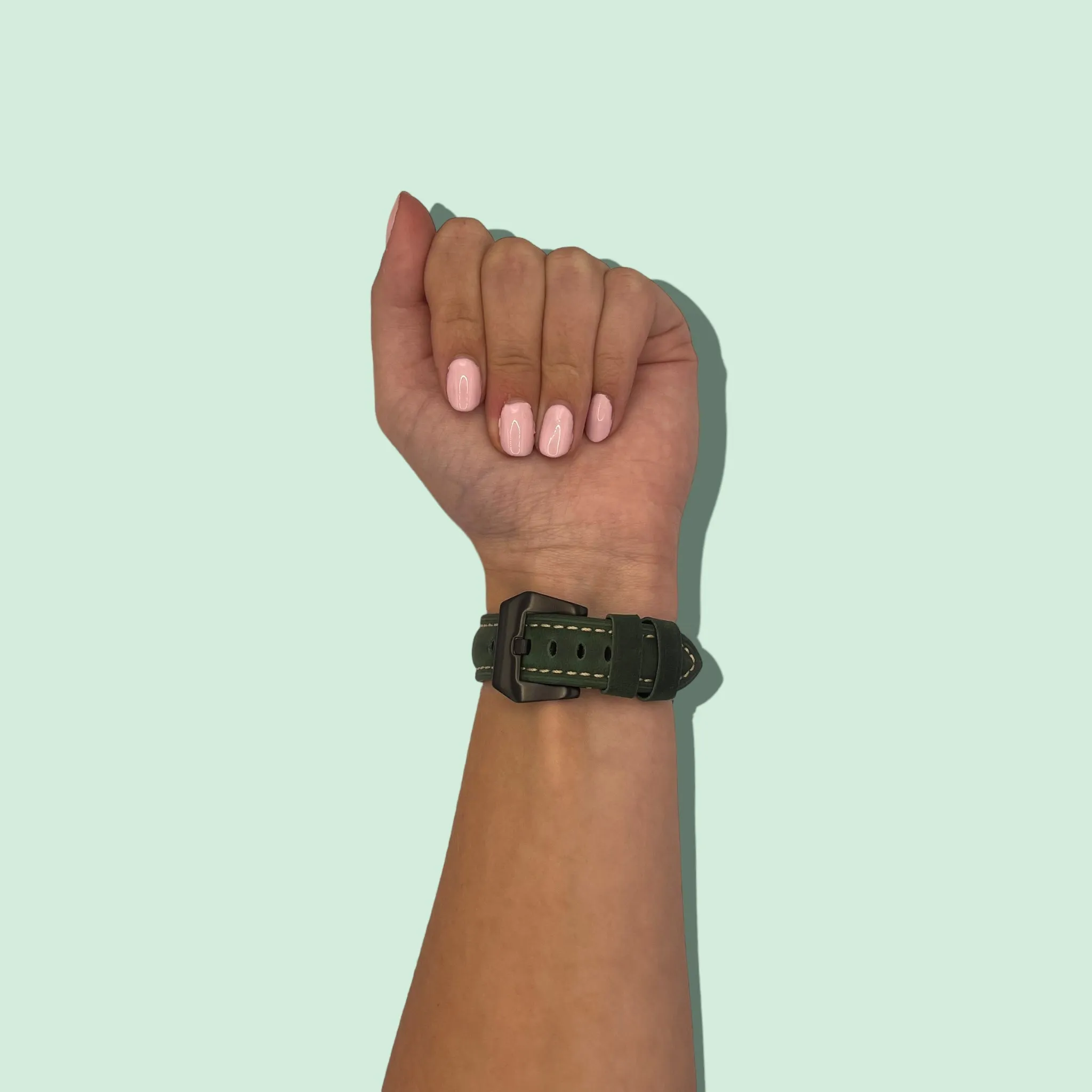 Retro Leather Straps Compatible with the Kogan Hybrid  Smart Watch