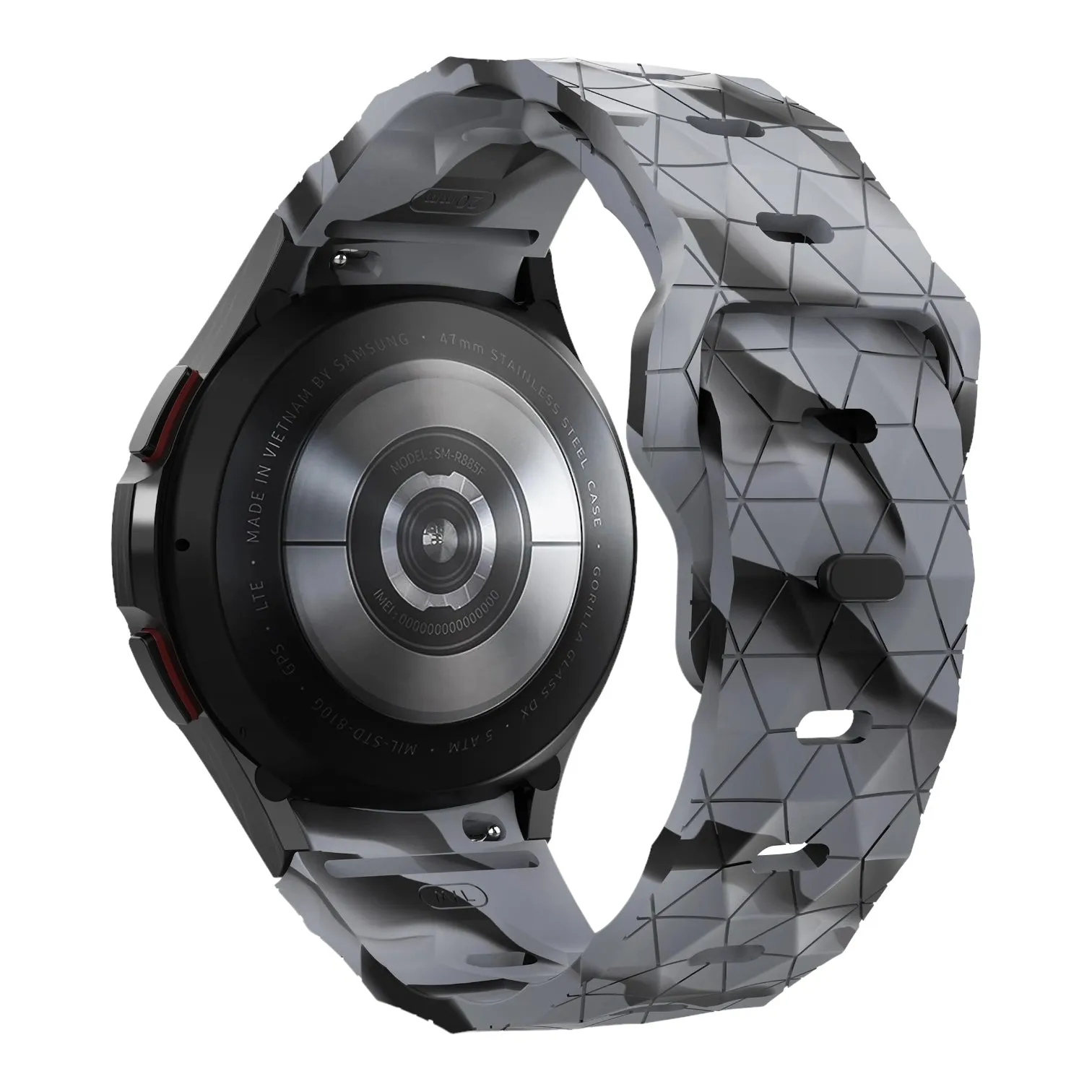 Ryze Evo Smart Watch compatible Silicone Football Pattern Watch Straps