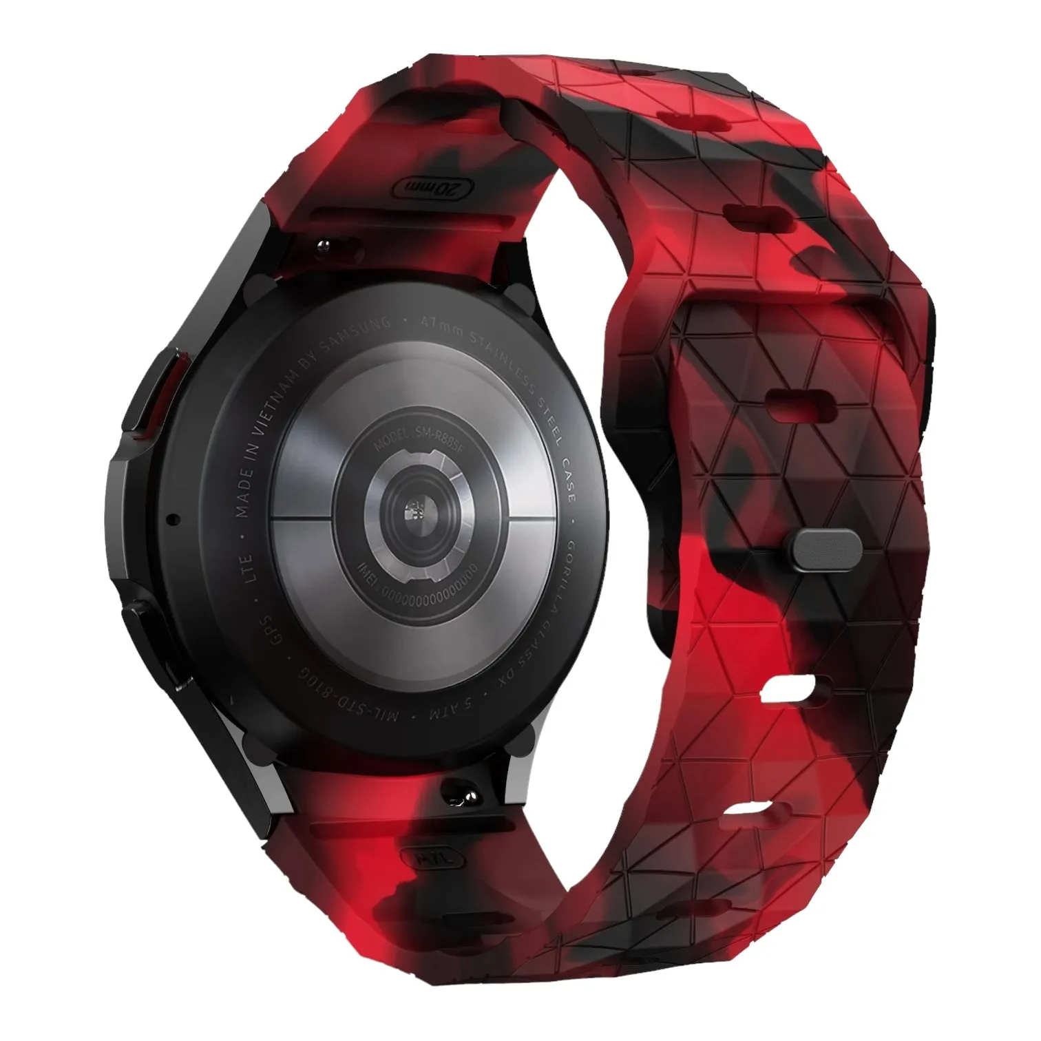 Ryze Evo Smart Watch compatible Silicone Football Pattern Watch Straps