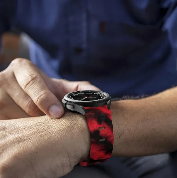 Ryze Evo Smart Watch compatible Silicone Football Pattern Watch Straps