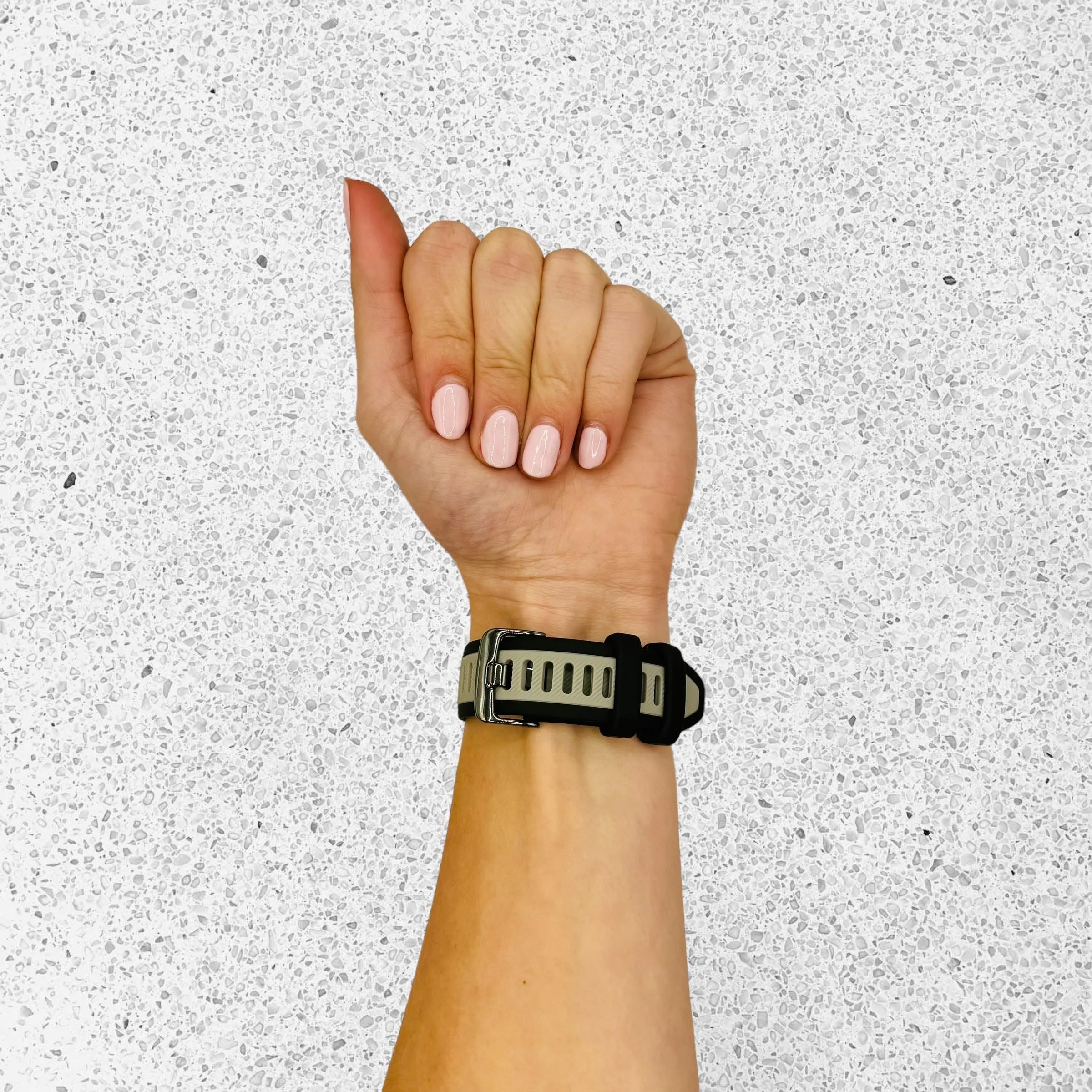 Ryze Flex Smart Watch Dual Colour Silicone Watch Straps