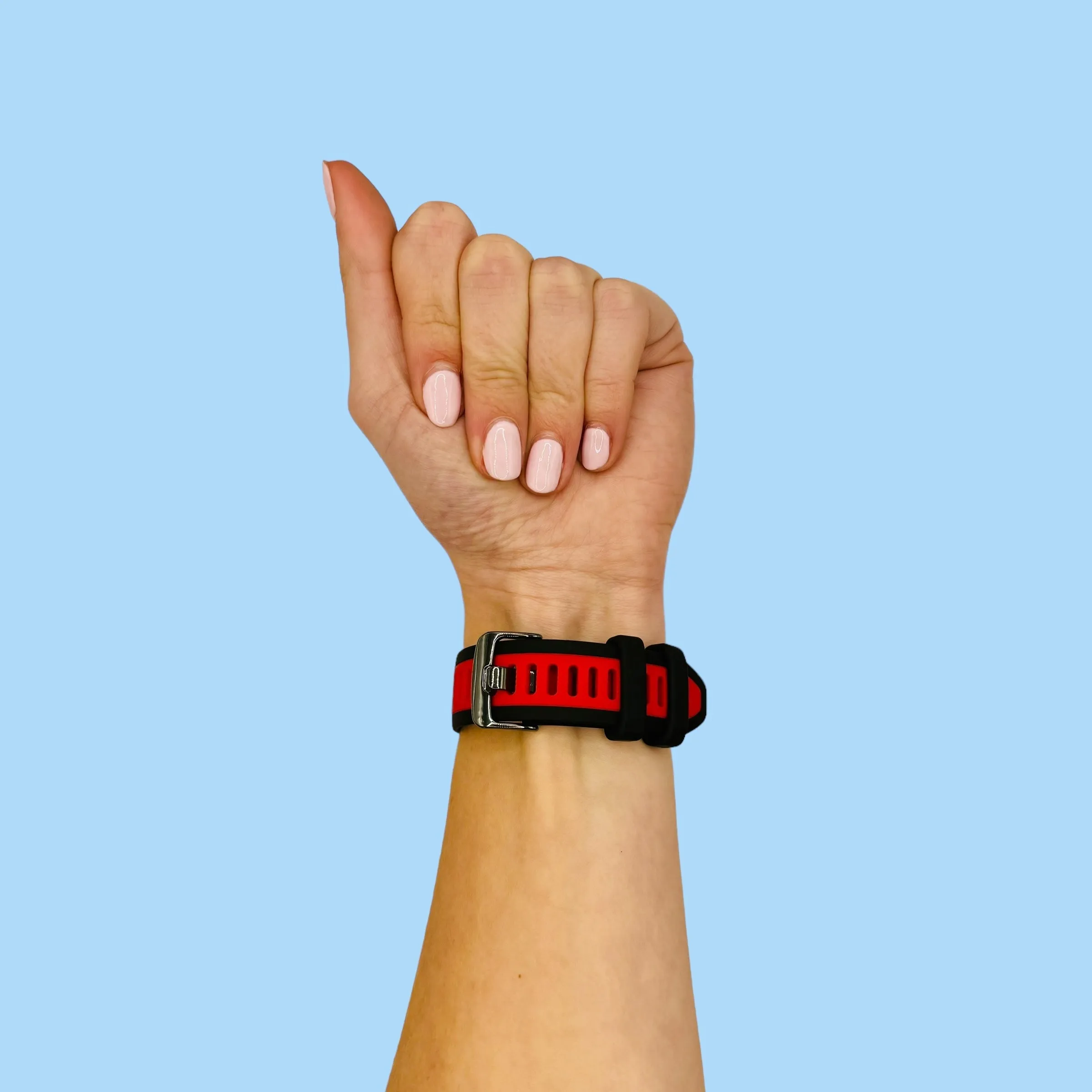Ryze Flex Smart Watch Dual Colour Silicone Watch Straps