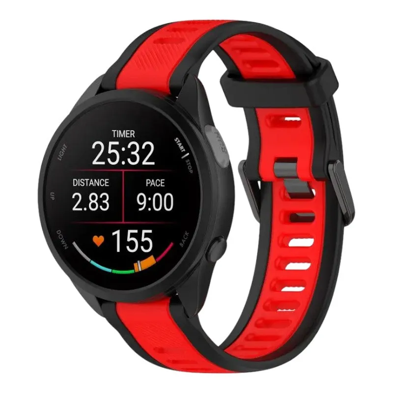 Ryze Flex Smart Watch Dual Colour Silicone Watch Straps