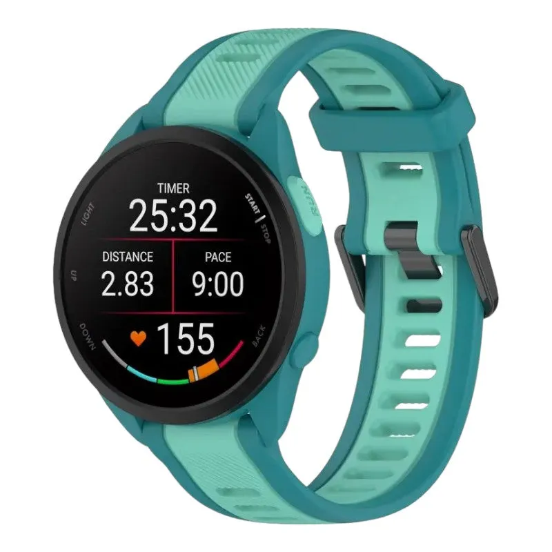 Ryze Flex Smart Watch Dual Colour Silicone Watch Straps