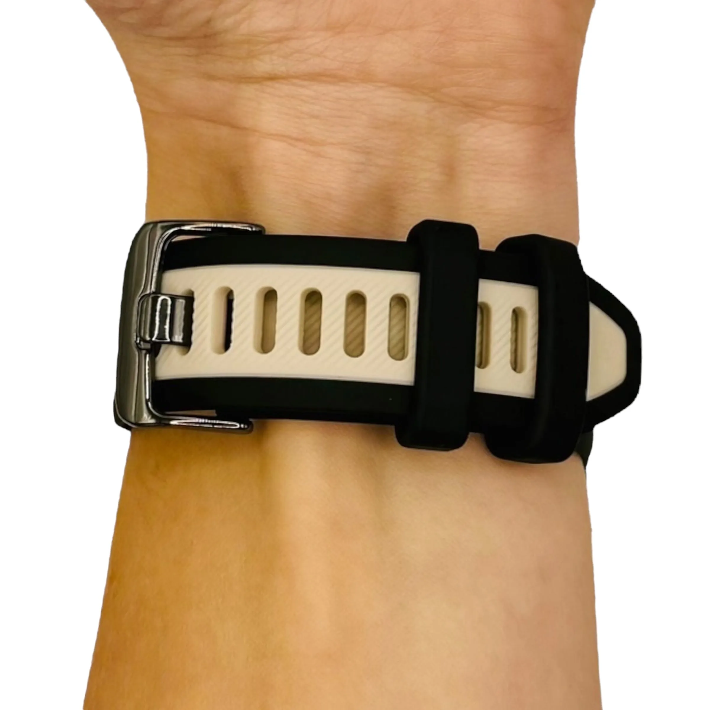 Ryze Flex Smart Watch Dual Colour Silicone Watch Straps