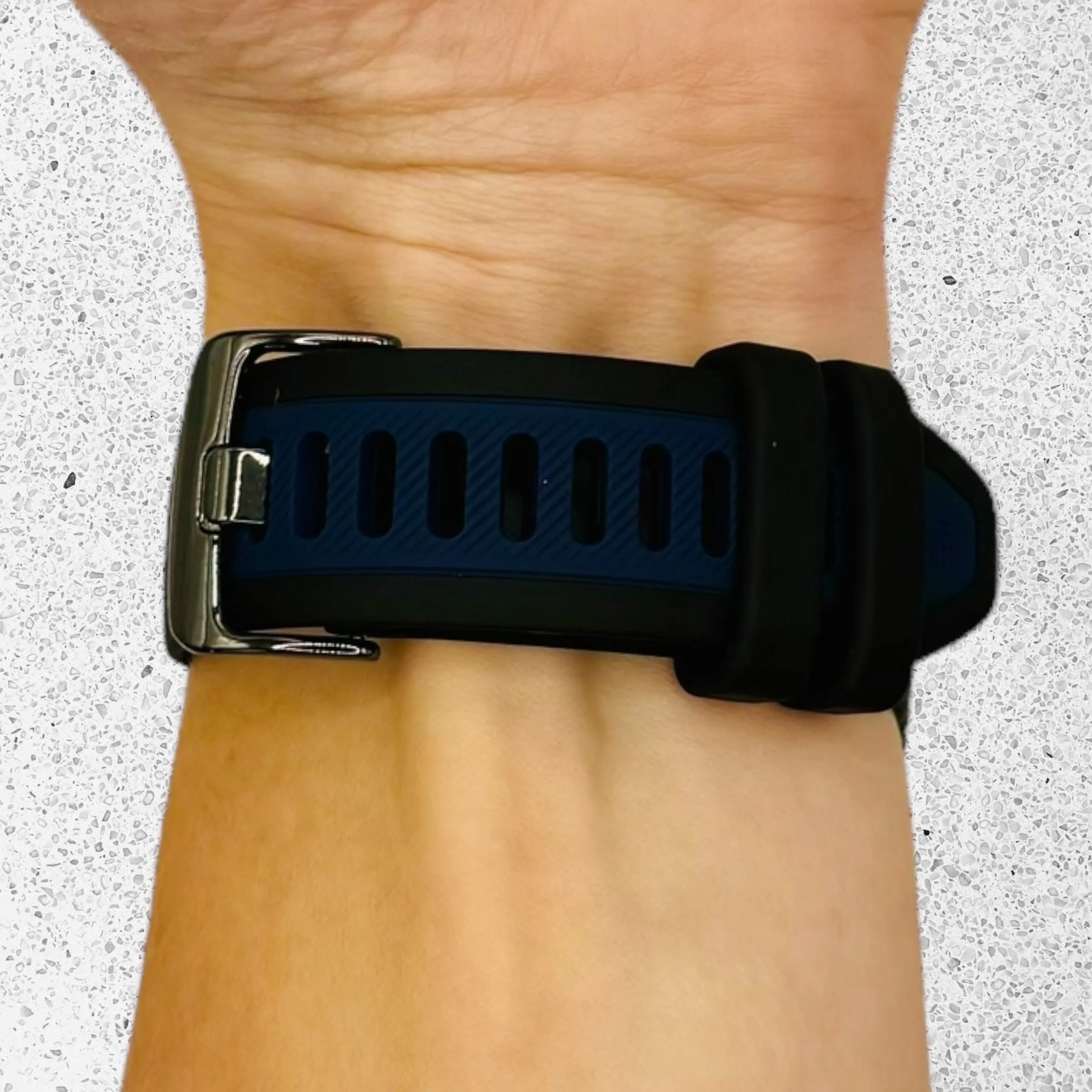 Ryze Flex Smart Watch Dual Colour Silicone Watch Straps