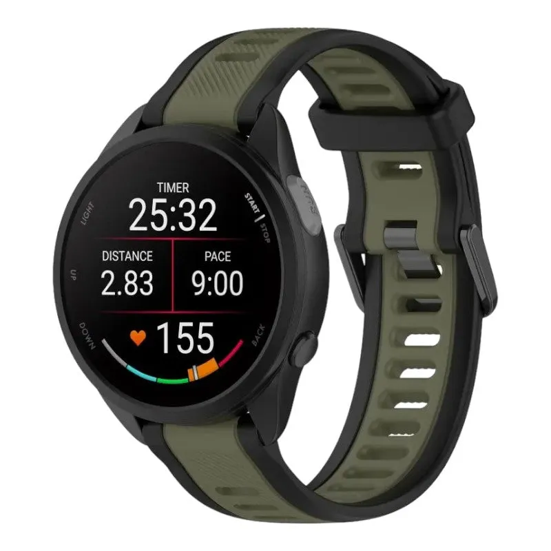 Ryze Flex Smart Watch Dual Colour Silicone Watch Straps