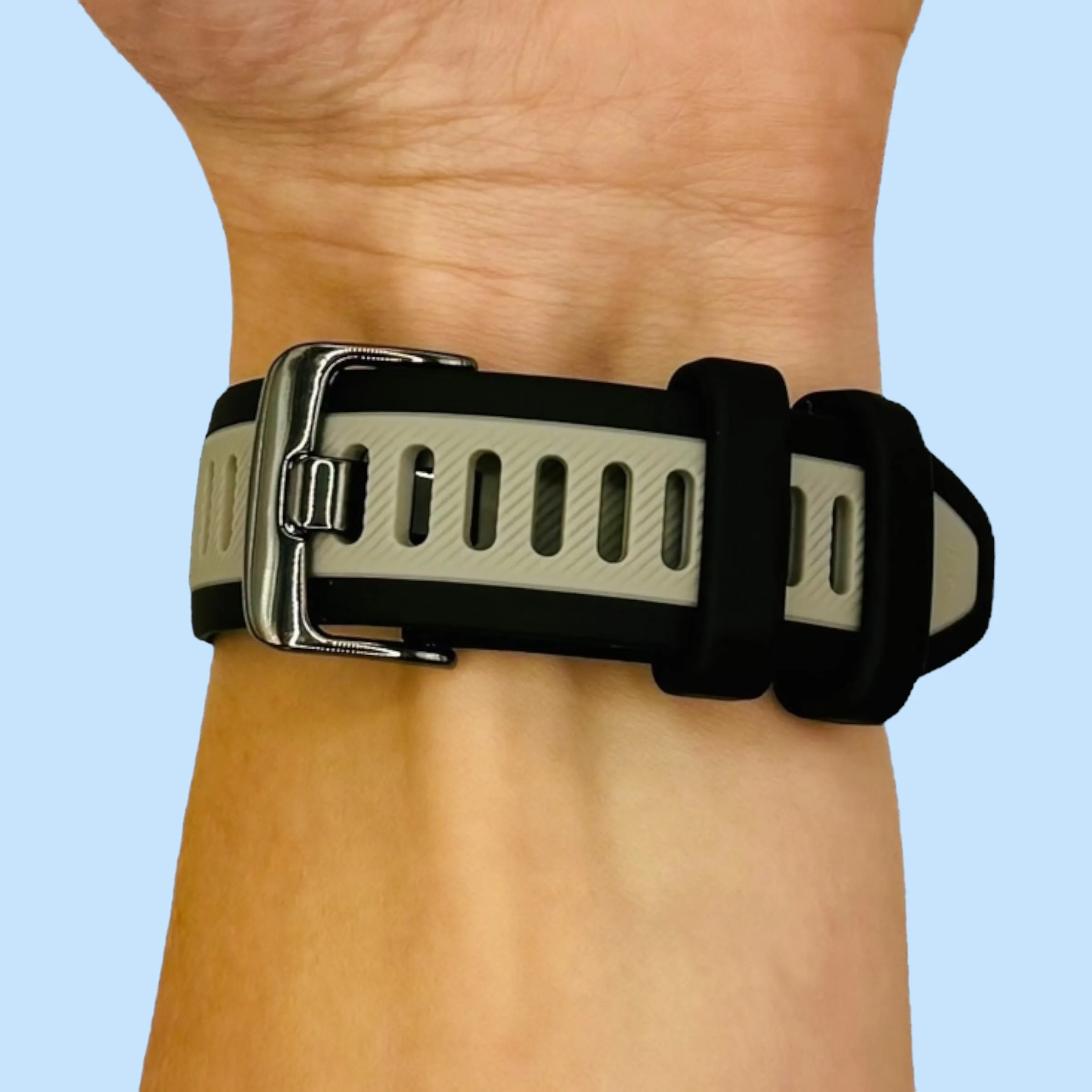 Ryze Flex Smart Watch Dual Colour Silicone Watch Straps