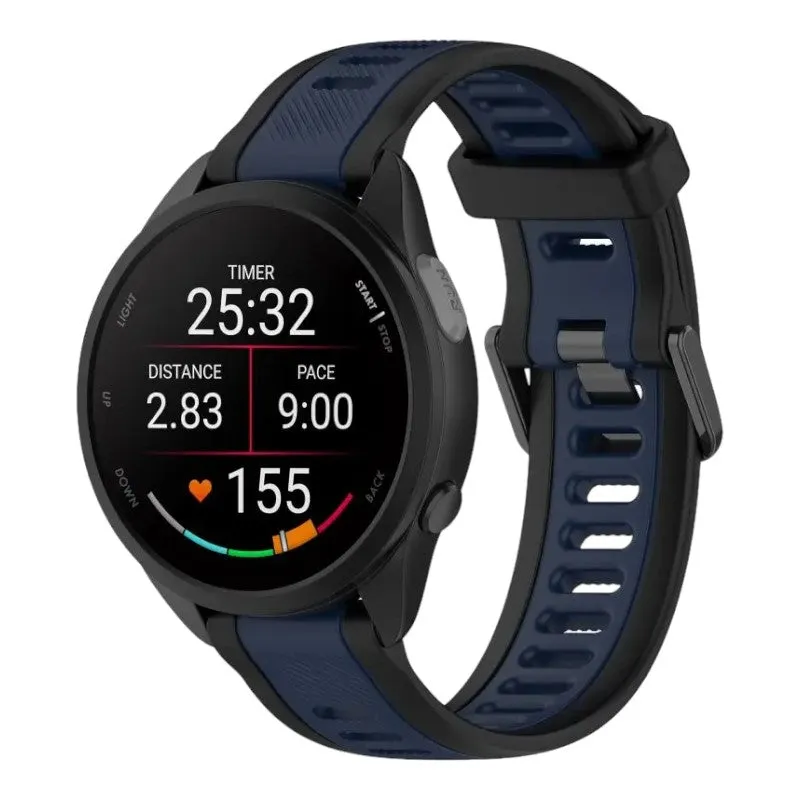 Ryze Flex Smart Watch Dual Colour Silicone Watch Straps