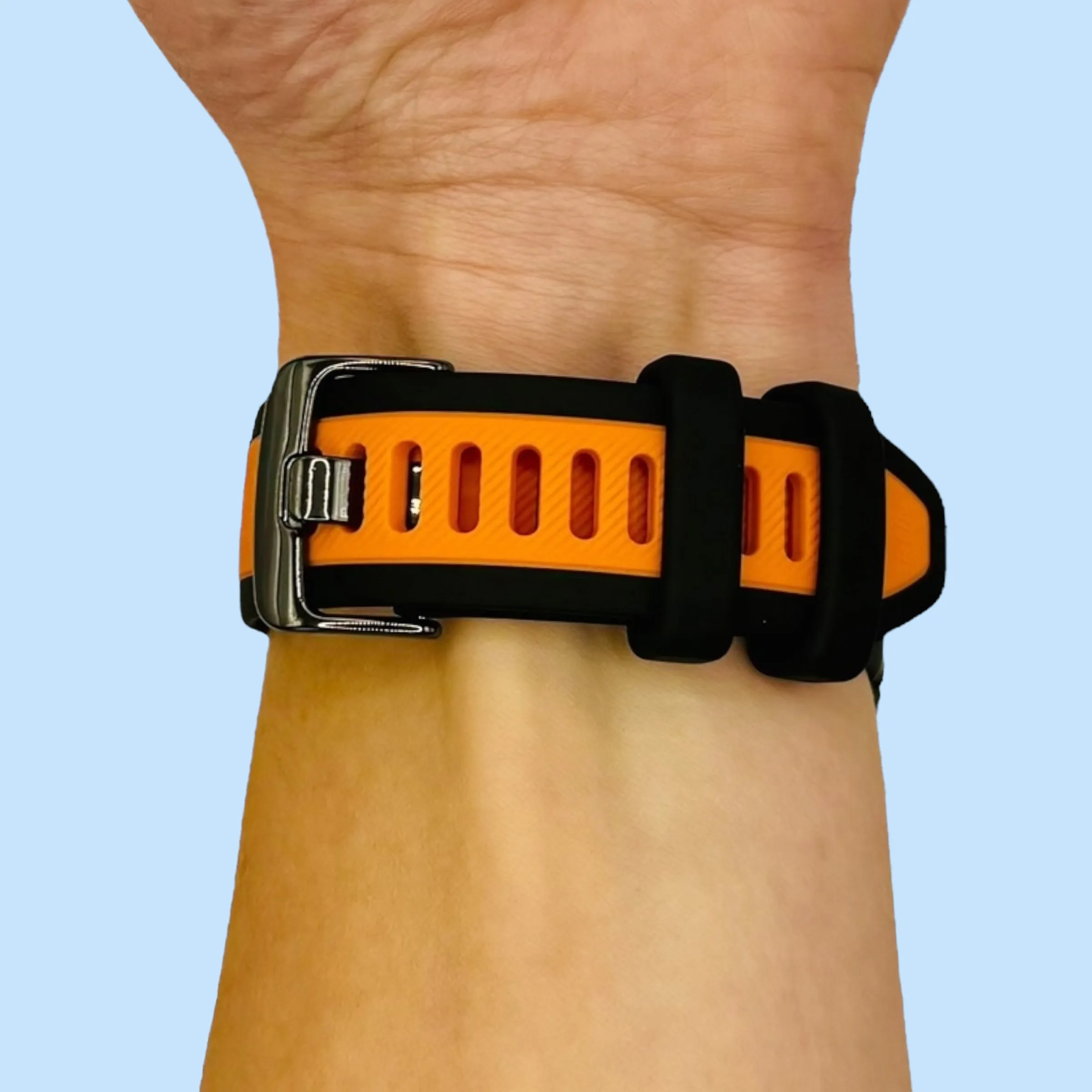 Ryze Flex Smart Watch Dual Colour Silicone Watch Straps