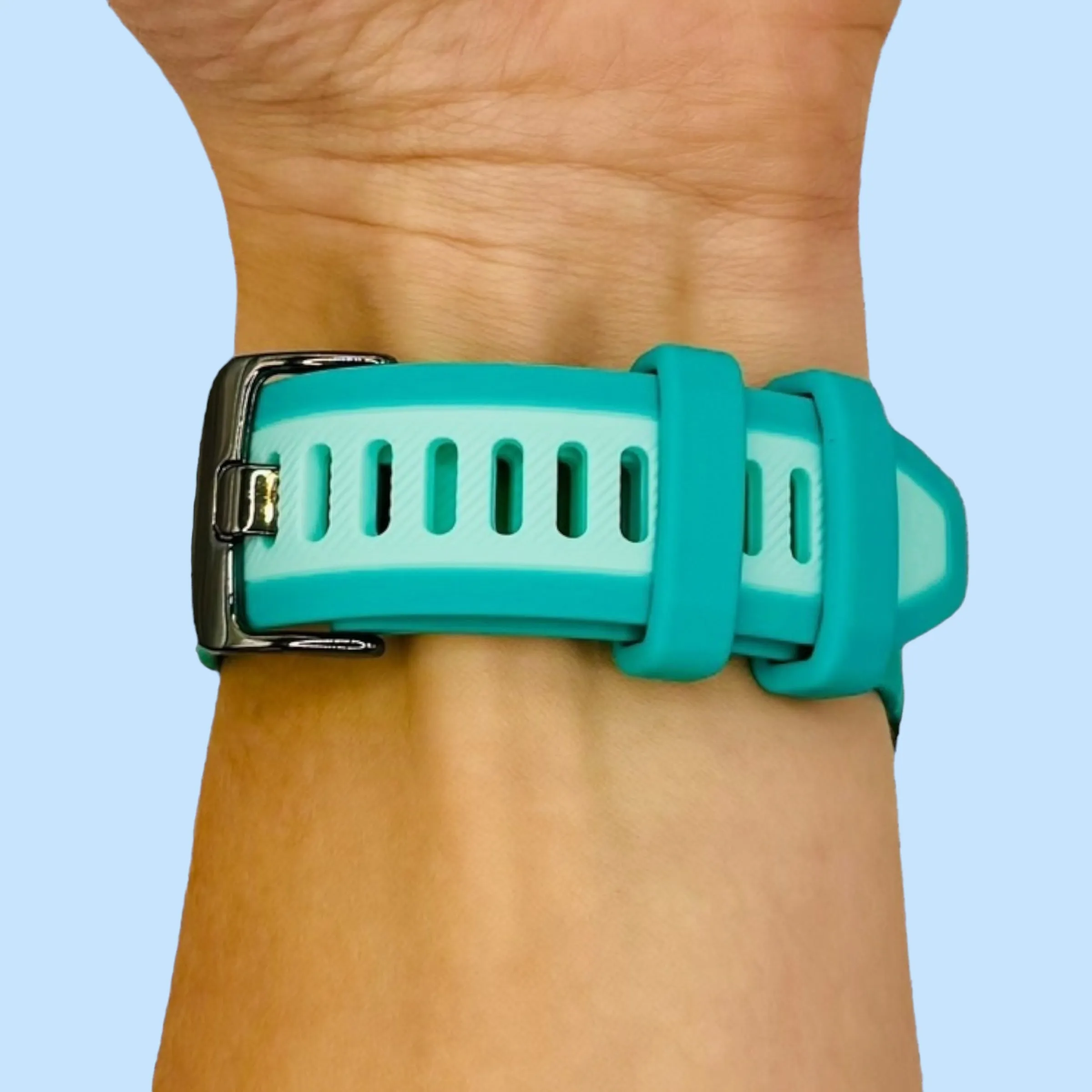 Ryze Flex Smart Watch Dual Colour Silicone Watch Straps