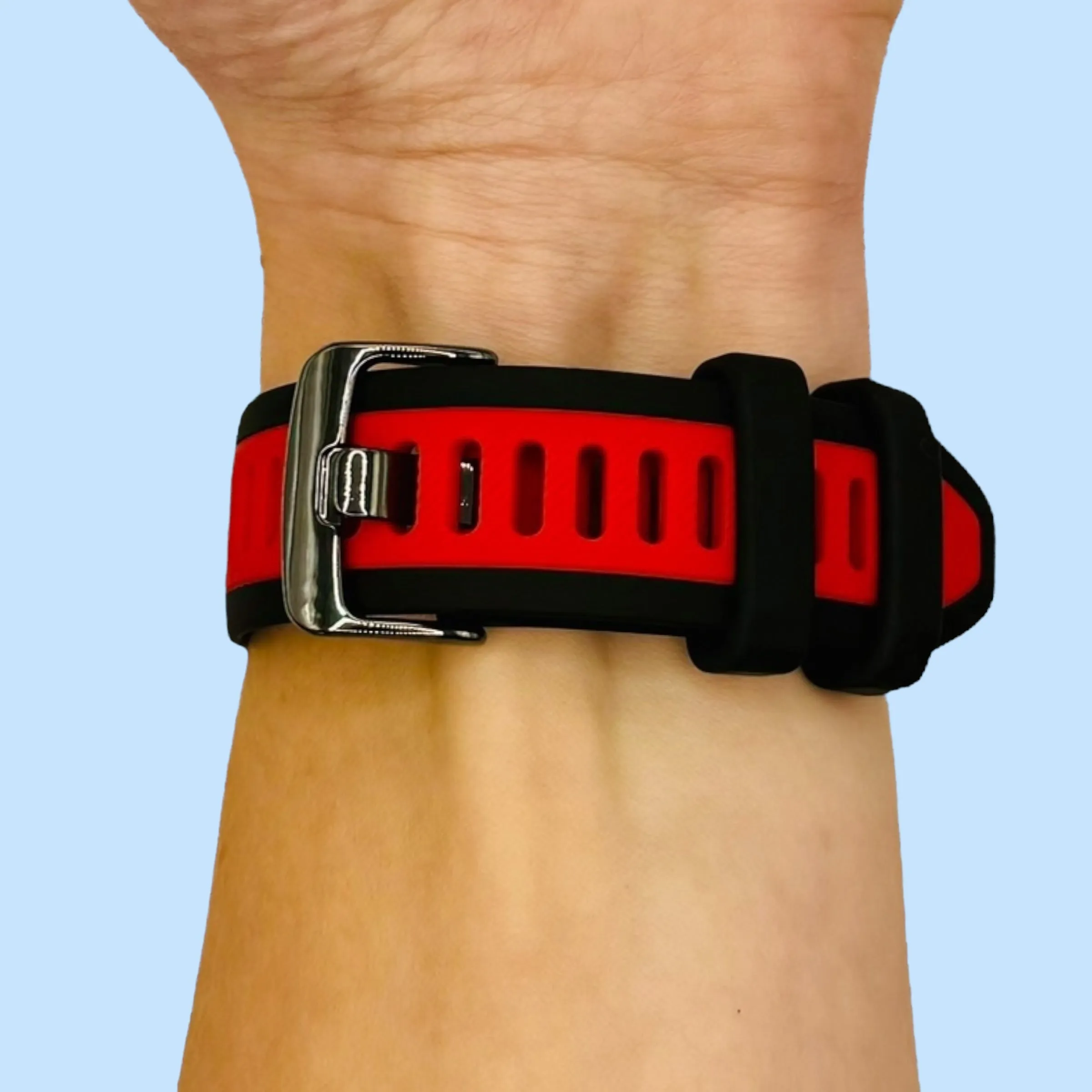 Ryze Flex Smart Watch Dual Colour Silicone Watch Straps