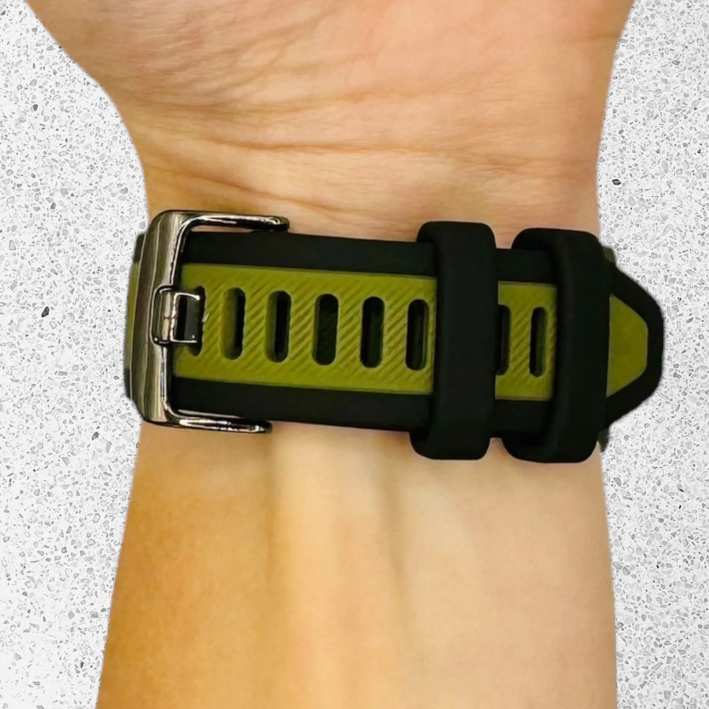 Ryze Flex Smart Watch Dual Colour Silicone Watch Straps