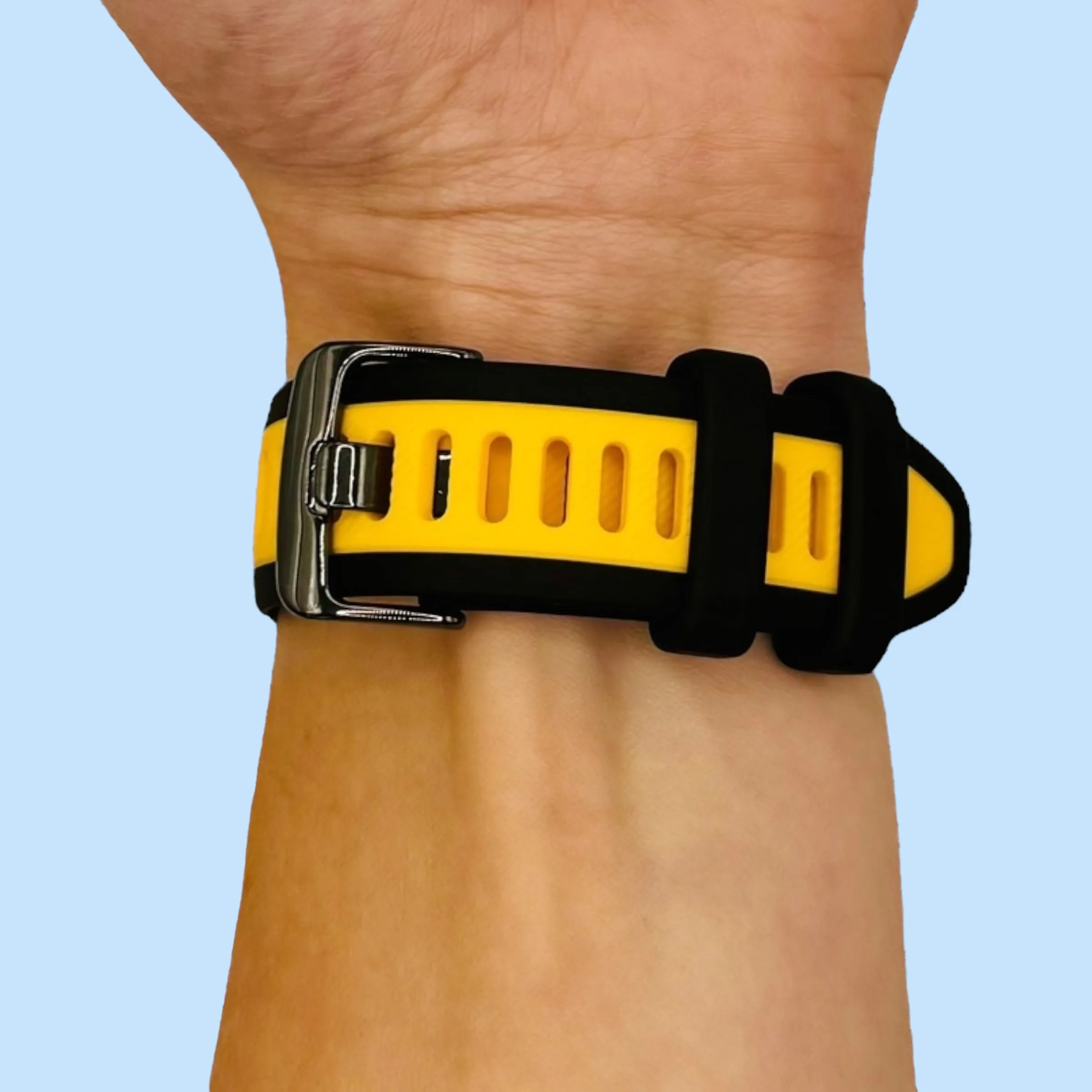 Ryze Flex Smart Watch Dual Colour Silicone Watch Straps