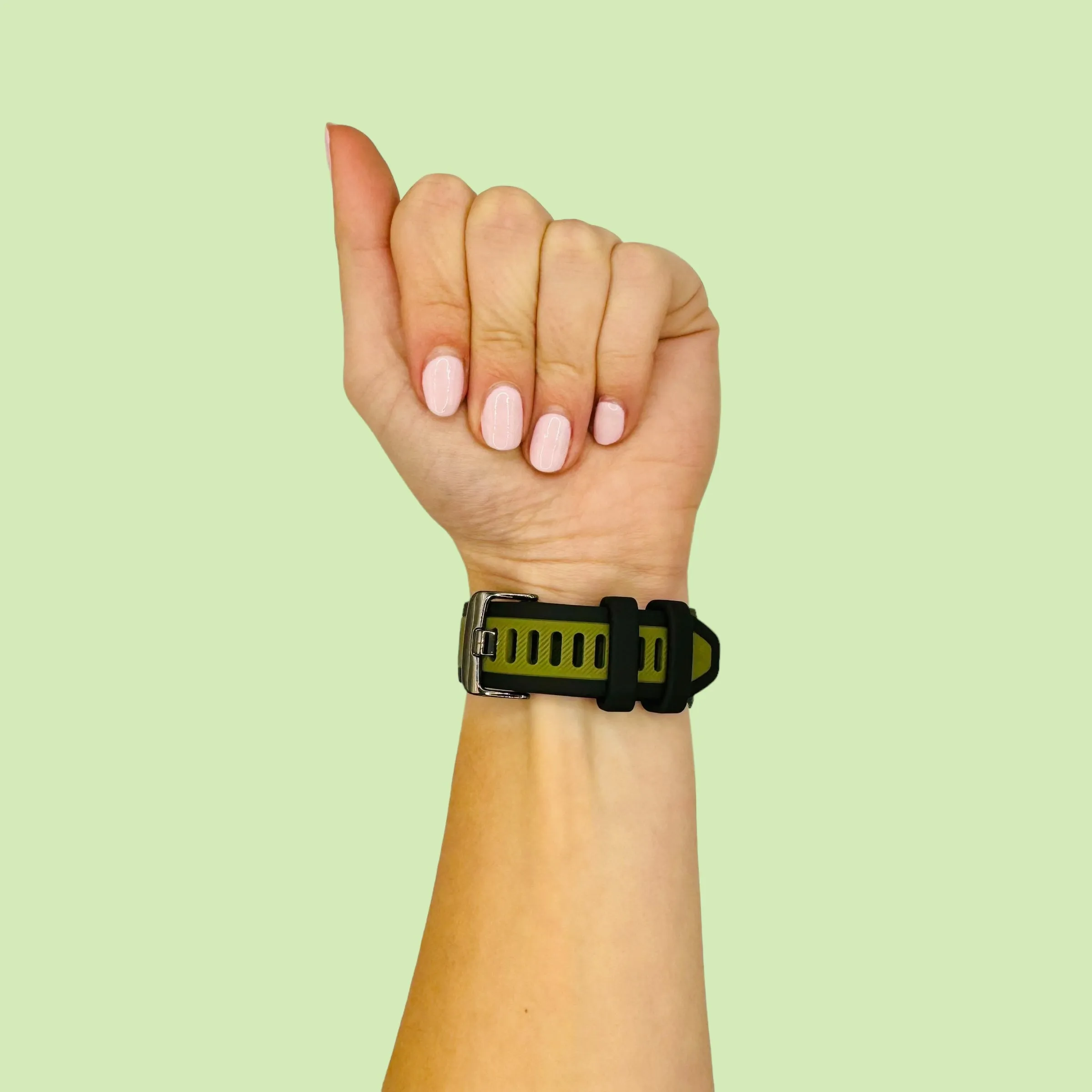 Ryze Flex Smart Watch Dual Colour Silicone Watch Straps