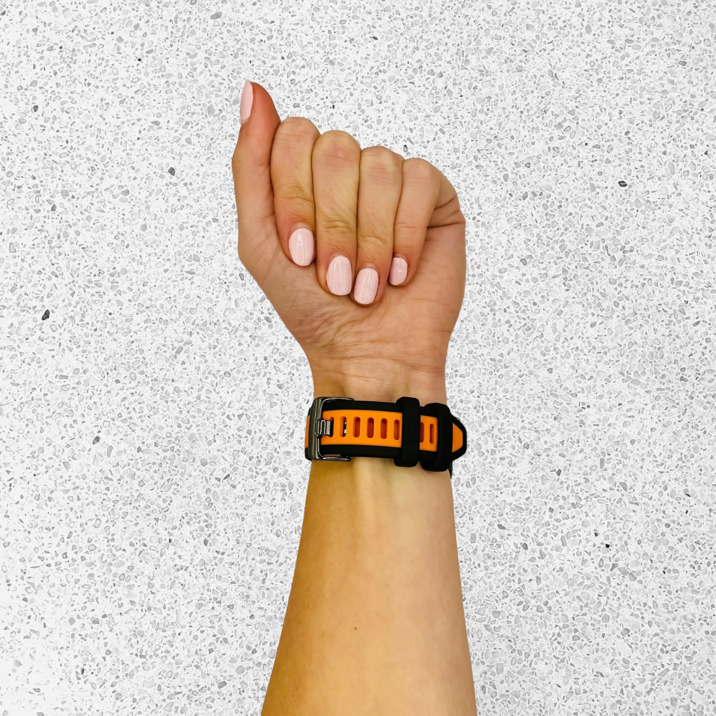 Ryze Flex Smart Watch Dual Colour Silicone Watch Straps