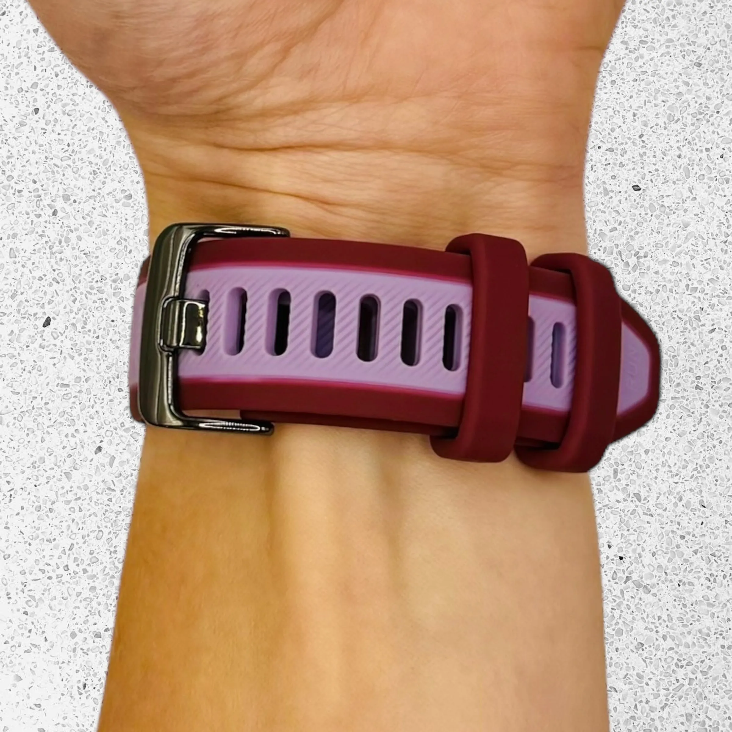 Ryze Flex Smart Watch Dual Colour Silicone Watch Straps