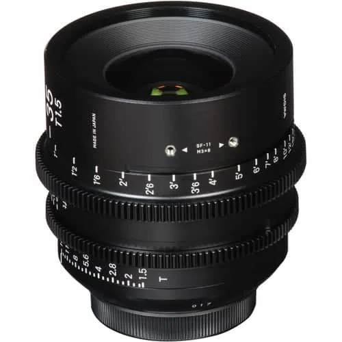 Sigma 35mm T1.5 Cine Lens for PL Mount