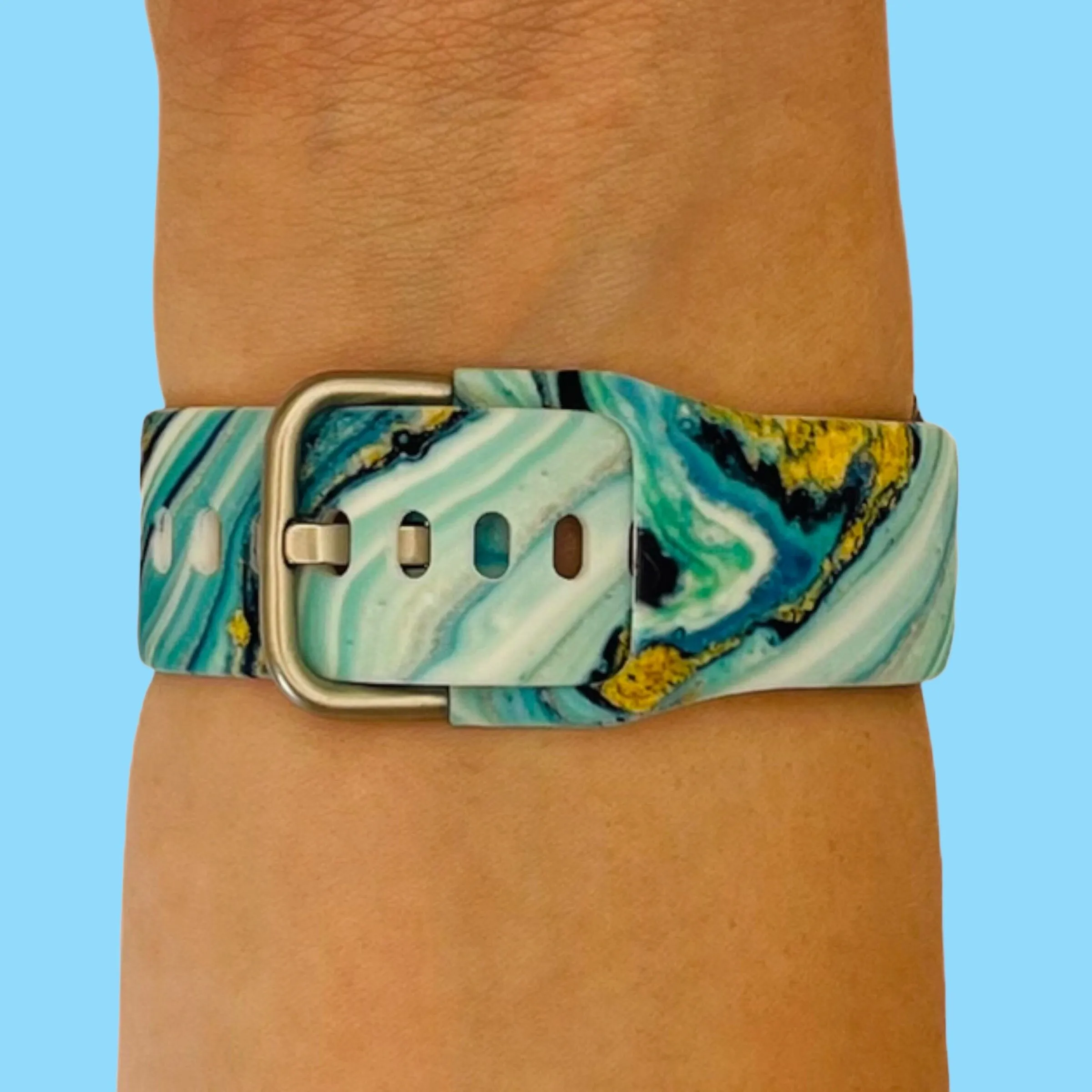 Silicone Pattern Watch Straps compatible with the Ryze Evo Smart Watch
