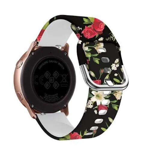 Silicone Pattern Watch Straps compatible with the Ryze Flex Smart Watch