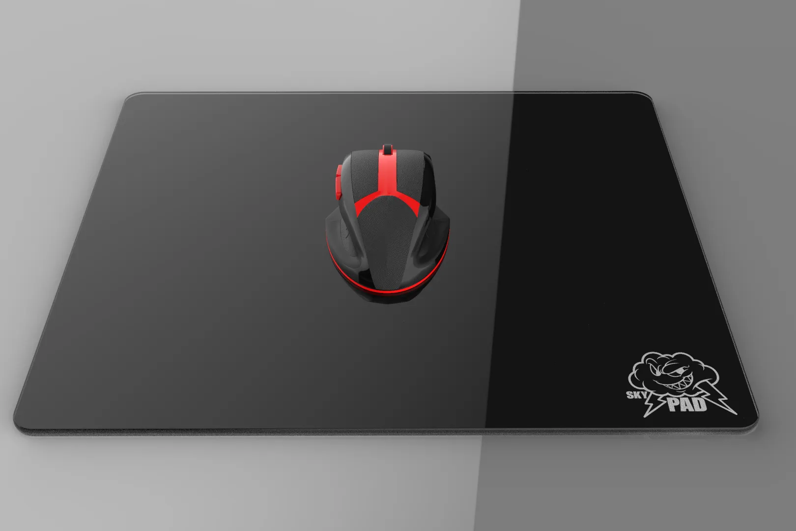 SkyPad Black Glass 2.0 Mousepad