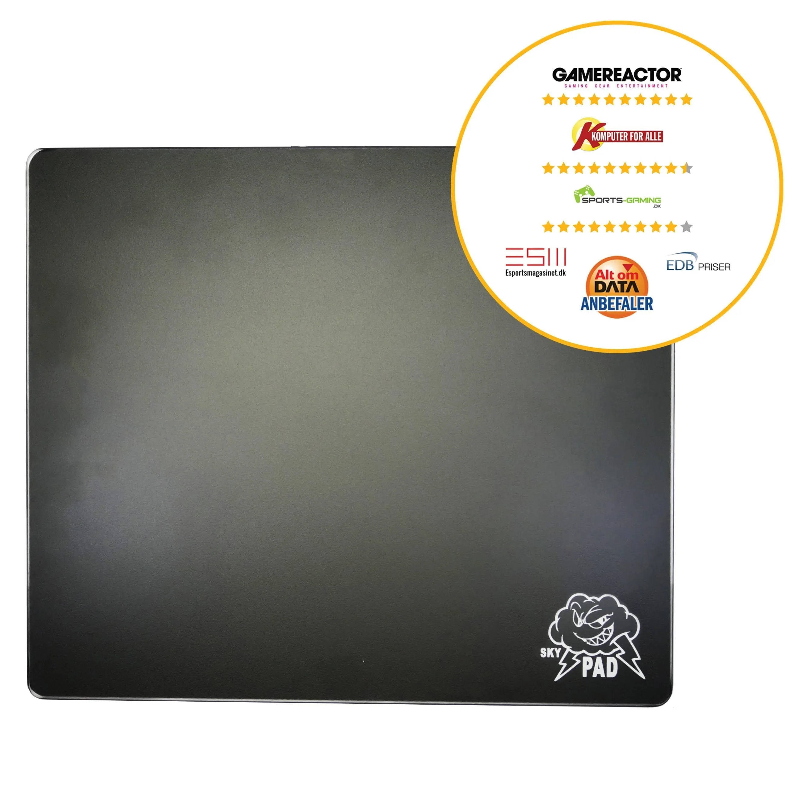 SkyPad Black Glass 2.0 Mousepad