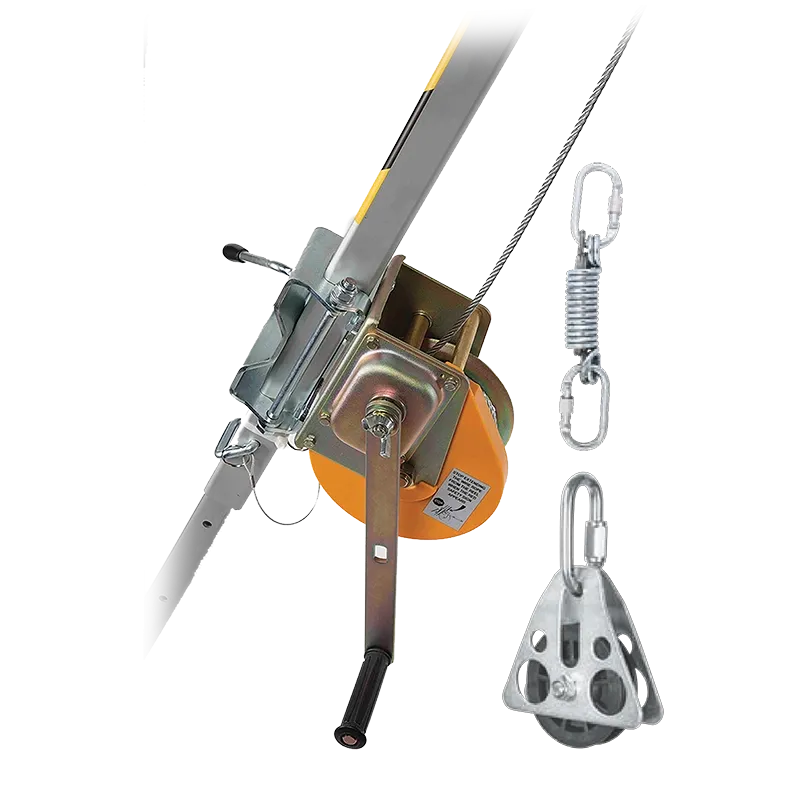 WD00CM/250 - Winch with pulley & mounting bracket
