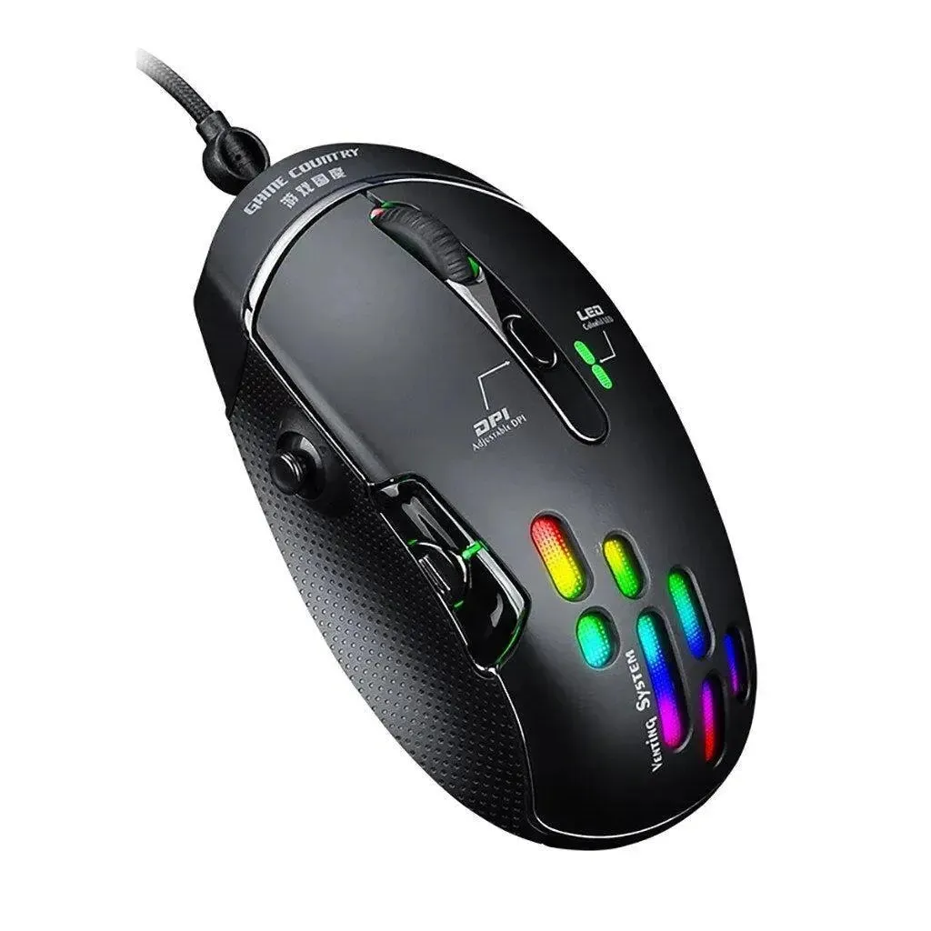 Wired Gaming Mouse 5D JOYSTICK 4000DPI 7 Buttons