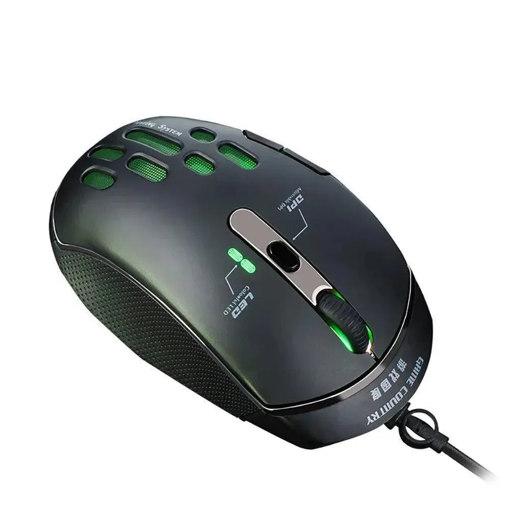 Wired Gaming Mouse 5D JOYSTICK 4000DPI 7 Buttons